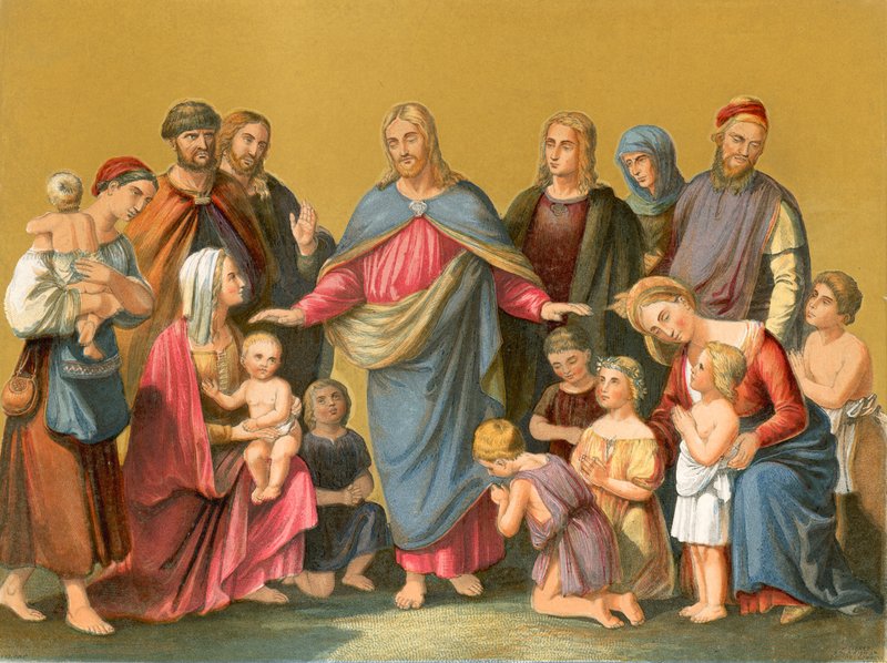 Christus segnet Kinder von Heinrich Maria von Hess