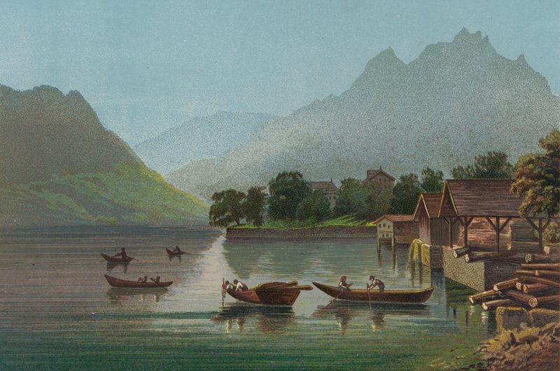 Vierwaldstättersee und Pilatus von Helga von Cramm