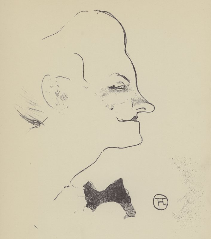 Yvette Guilbert von Henri de Toulouse Lautrec