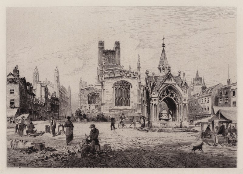 Cambridge: Market Hill von Henri (after) Toussaint