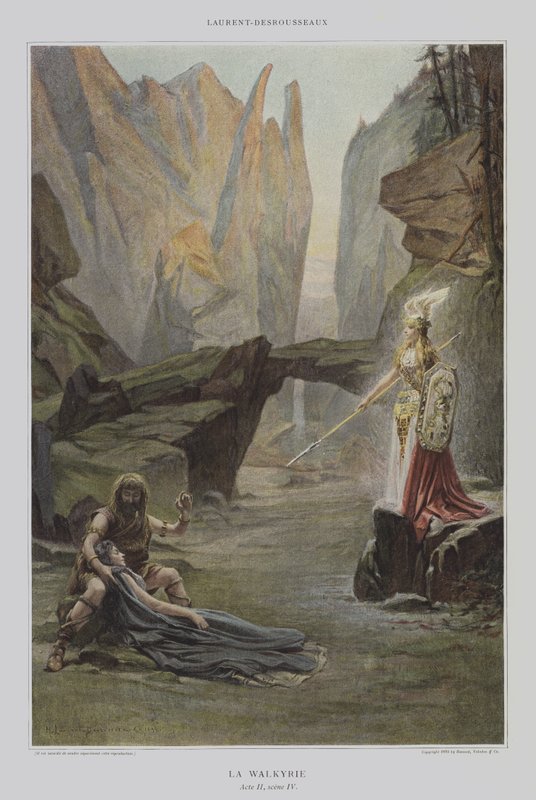Die Walküre von Henri Alphonse Louis Laurent Desrousseaux