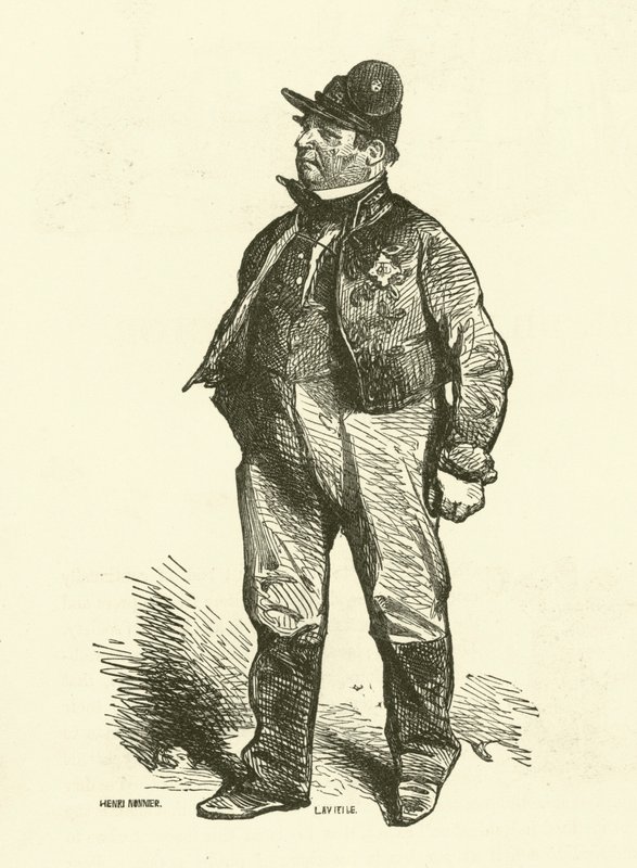 Der Postkutschenführer von Henri Bonaventure (after) Monnier