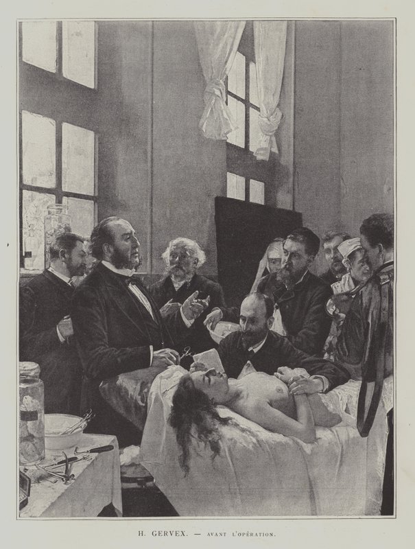 Vor der Operation von Henri Gervex