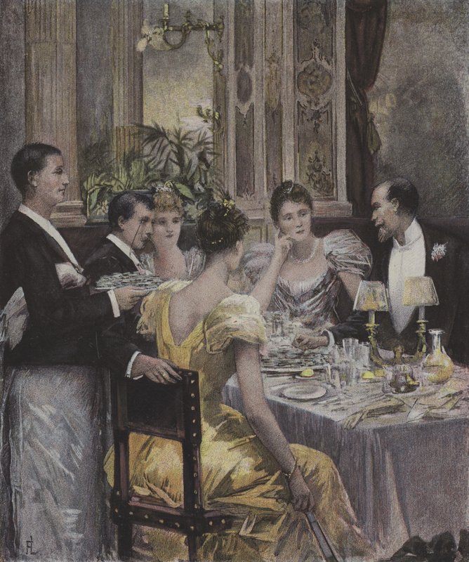 Ein Abendessen von Henri Lafon