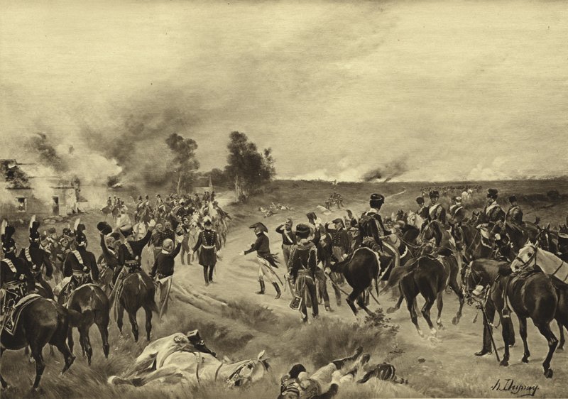 Schlacht von Waterloo, 1815 von Henri Louis Dupray