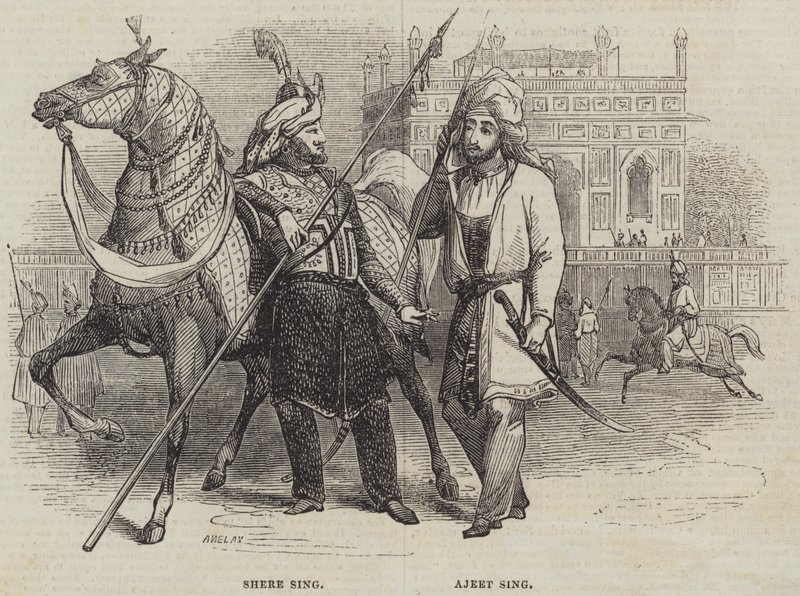 Shere Sing und Ajeet Sing von Henry Anelay