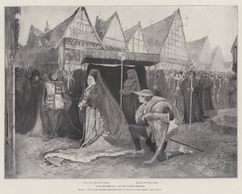 König Richard III. im Lyceum Theatre von Henry Charles Seppings Wright