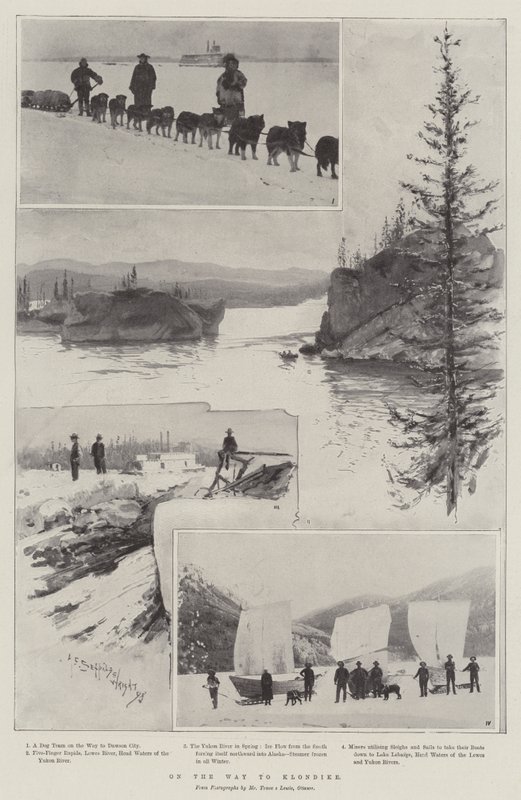 Auf dem Weg nach Klondike von Henry Charles Seppings Wright