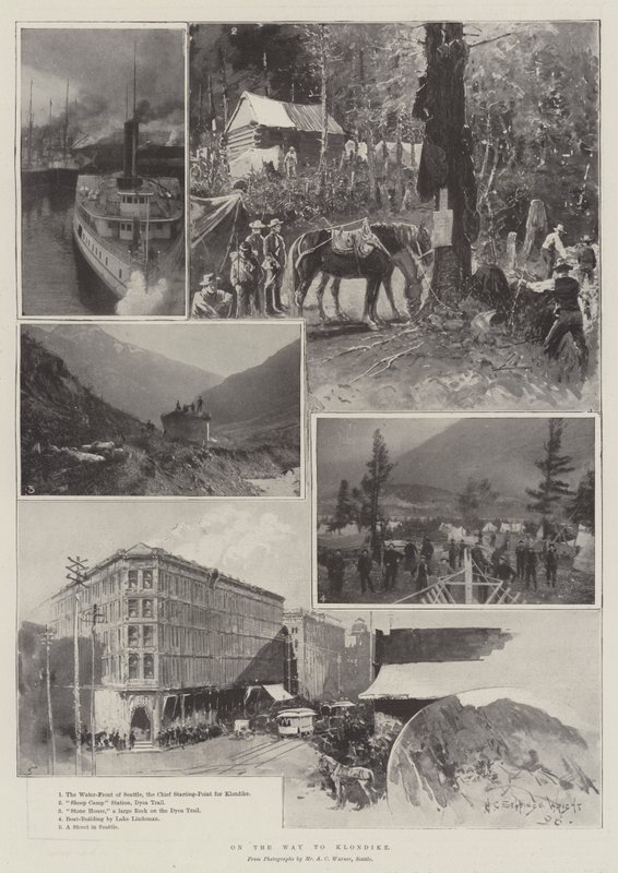 Auf dem Weg nach Klondike von Henry Charles Seppings Wright