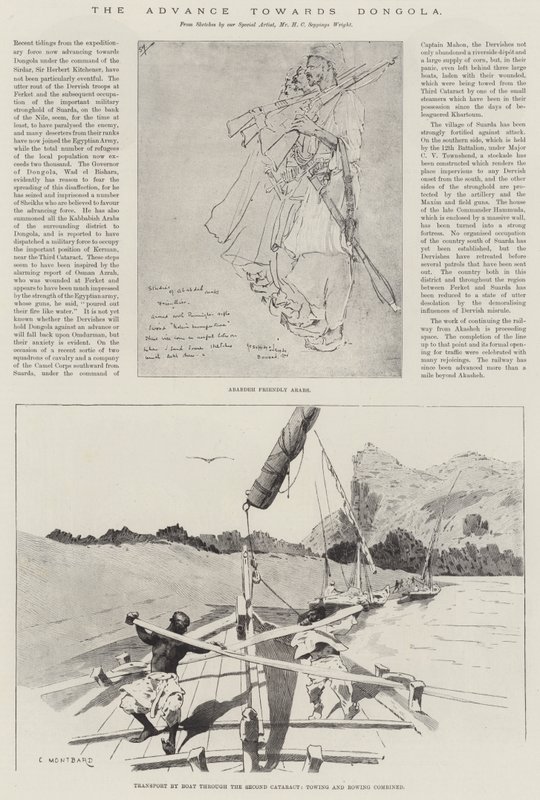Der Vormarsch auf Dongola von Henry Charles Seppings Wright