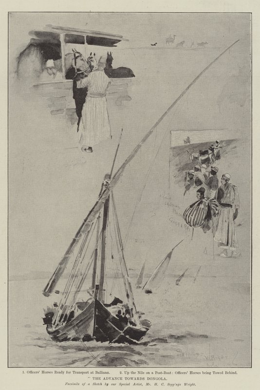 Der Vormarsch auf Dongola von Henry Charles Seppings Wright