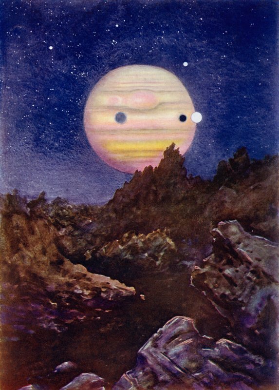 Der Planet Jupiter von Henry Charles Seppings Wright
