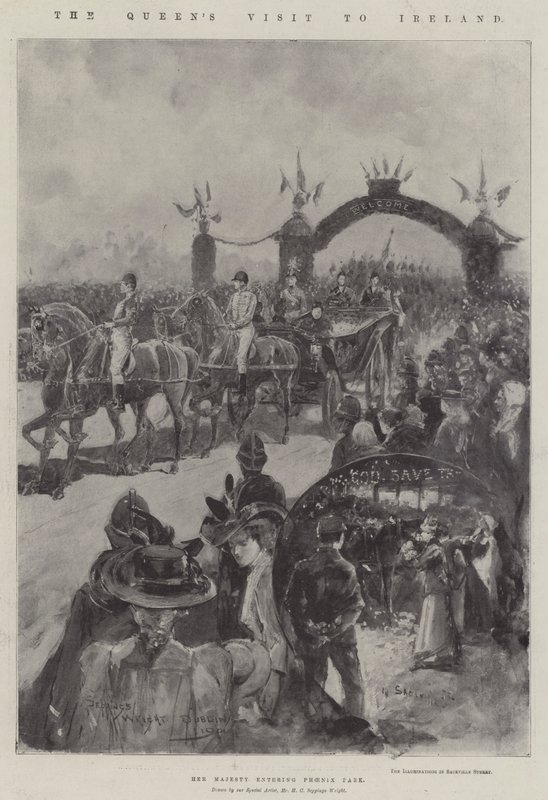 Der Besuch der Königin in Irland von Henry Charles Seppings Wright