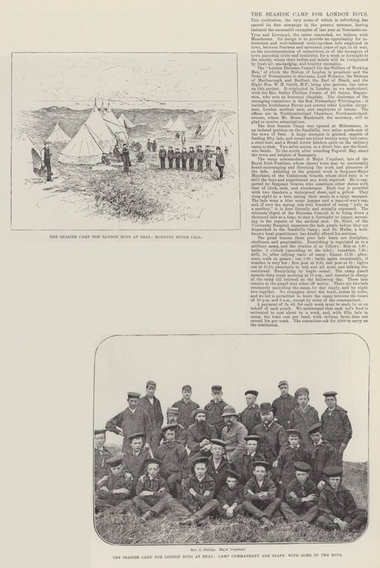 Das Seaside Camp für Londoner Jungen von Henry Charles Seppings Wright