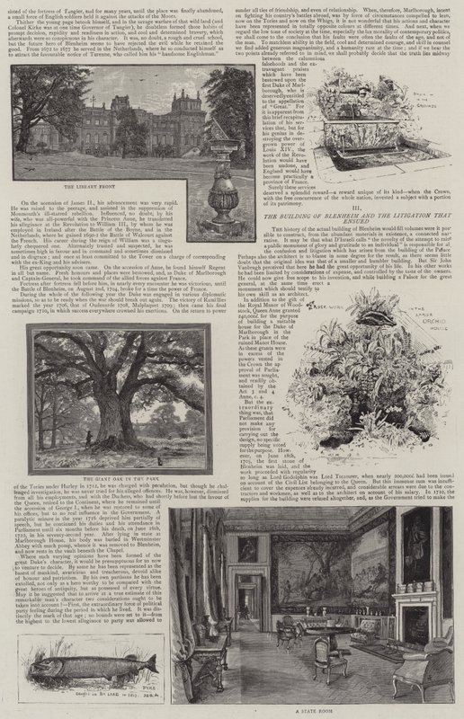 Blenheim Palace illustriert von Henry Edward Tidmarsh