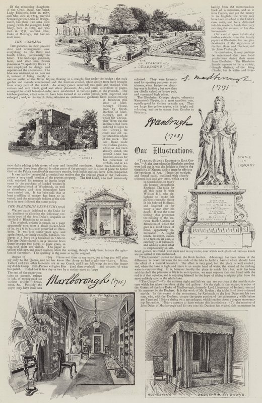 Blenheim Palace illustriert von Henry Edward Tidmarsh