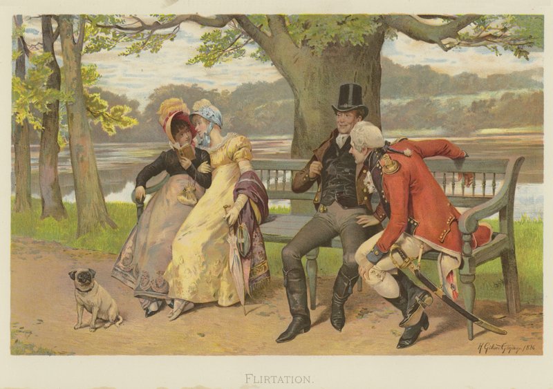 Flirt von Henry Gillard Glindoni
