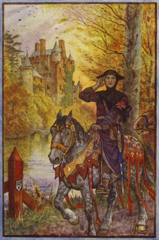 Der Herr von Joinville auf dem Weg zum Kreuzzug von Henry Justice Ford