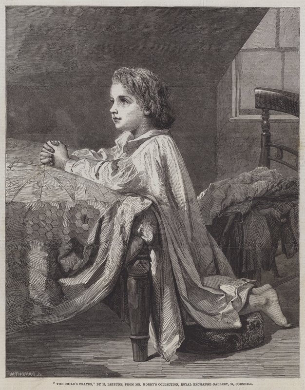 Das Gebet des Kindes von Henry Lejeune
