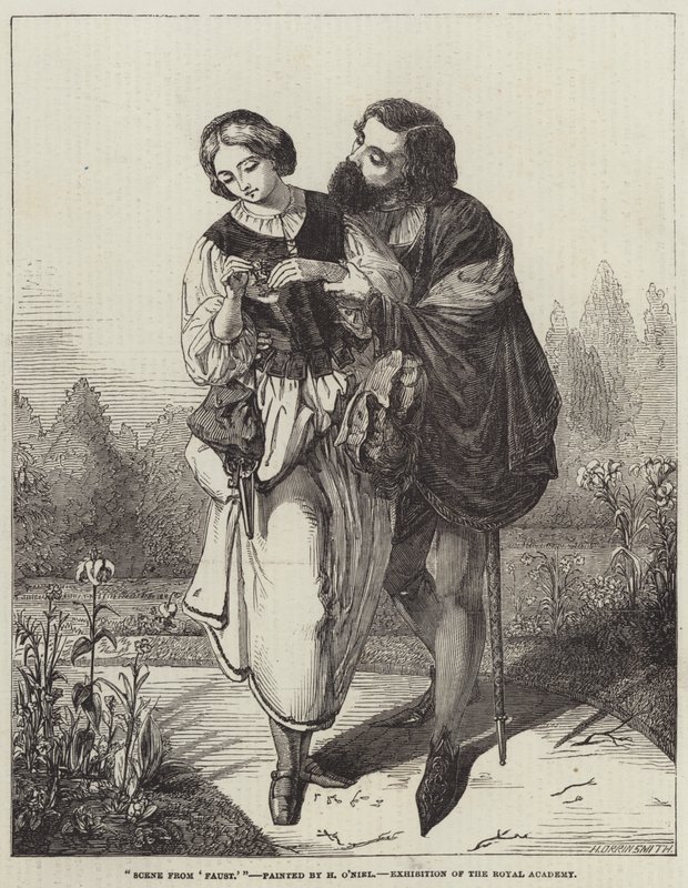 Szene aus Faust von Henry O