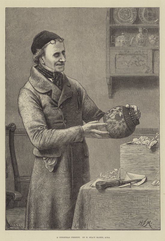 Ein Weihnachtsgeschenk von Henry Stacey Marks
