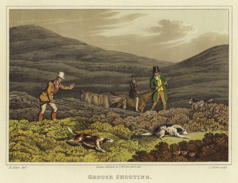 Moorhuhnjagd von Henry Thomas Alken