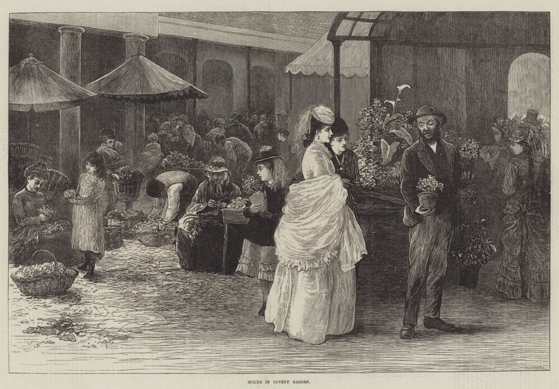 Frühling in Covent Garden von Henry Towneley Green