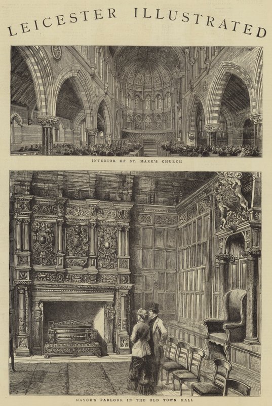 Leicester illustriert von Henry William Brewer