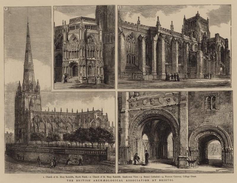 Die British Archaeological Association in Bristol von Henry William Brewer