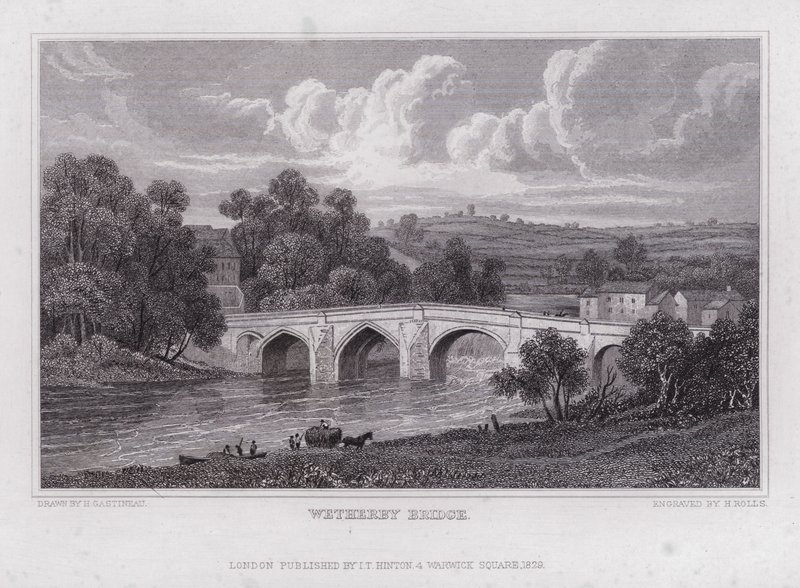 Wetherby Brücke von Henry (after) Gastineau