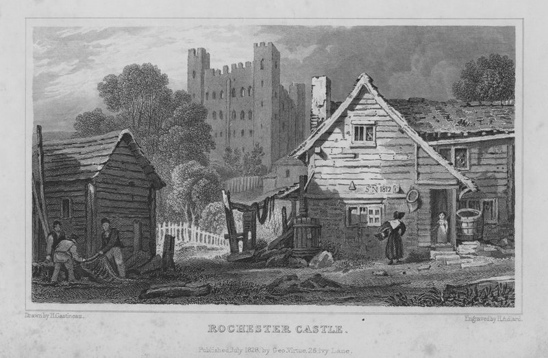 Rochester Castle, Kent von Henry Adlard