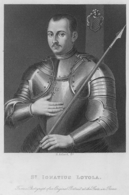 St. Ignatius von Loyola (Gravur) von Henry Adlard