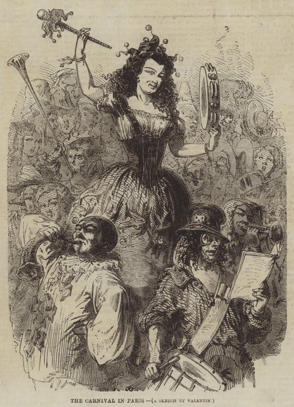 Der Karneval in Paris von Henry Augustin Valentin