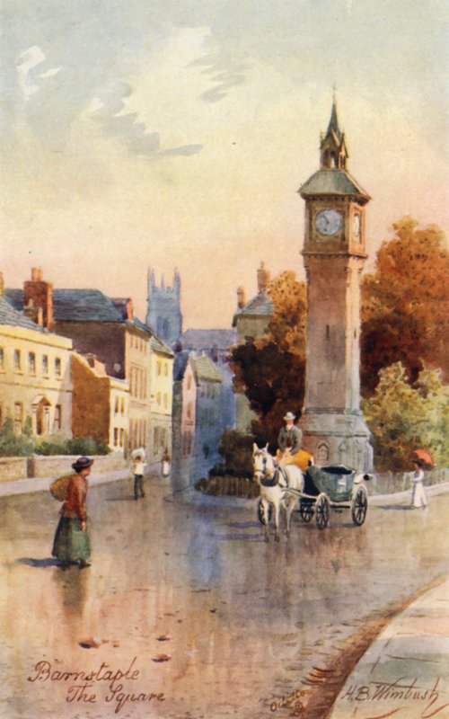 Der Platz, Barnstaple von Henry B. (after) Wimbush