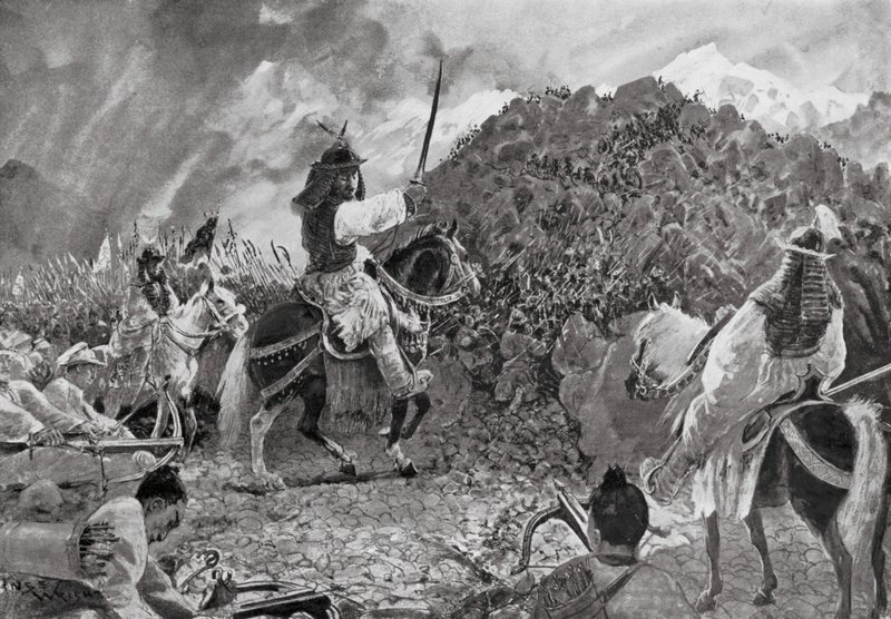 Überfälle auf wilde Stämme von Henry Charles Seppings Wright