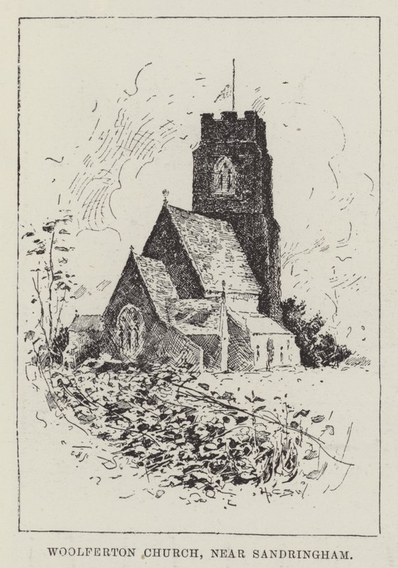 Woolferton Kirche, nahe Sandringham von Henry Charles Seppings Wright