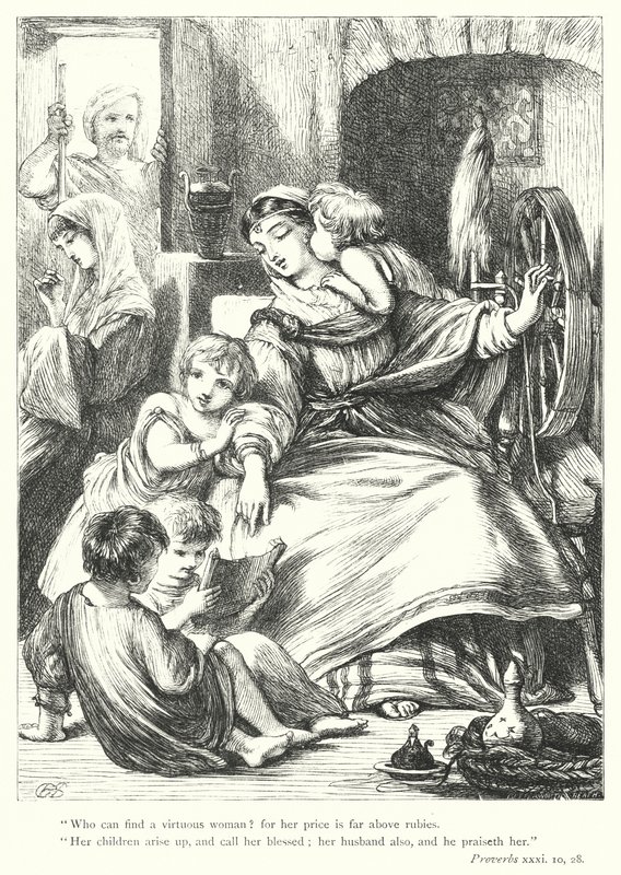 Die ausgezeichnete Frau (Gravur) von Henry Courtney (after) Selous