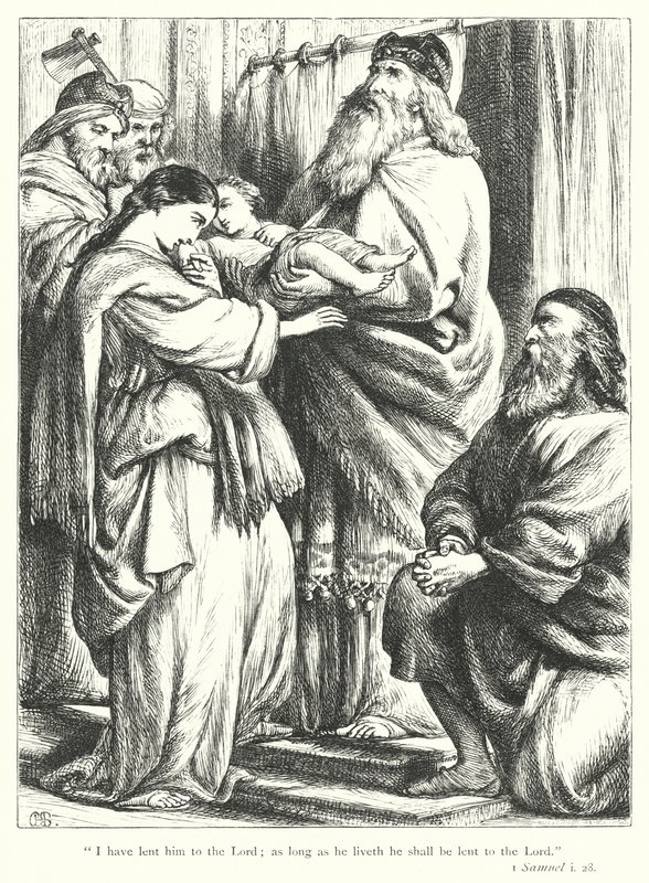 Die Präsentation von Samuel (Gravur) von Henry Courtney (after) Selous
