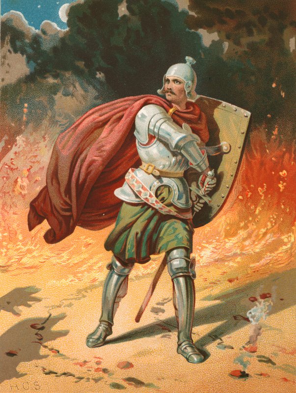 Christians Kampf mit Apollyon von Henry Courtney Selous