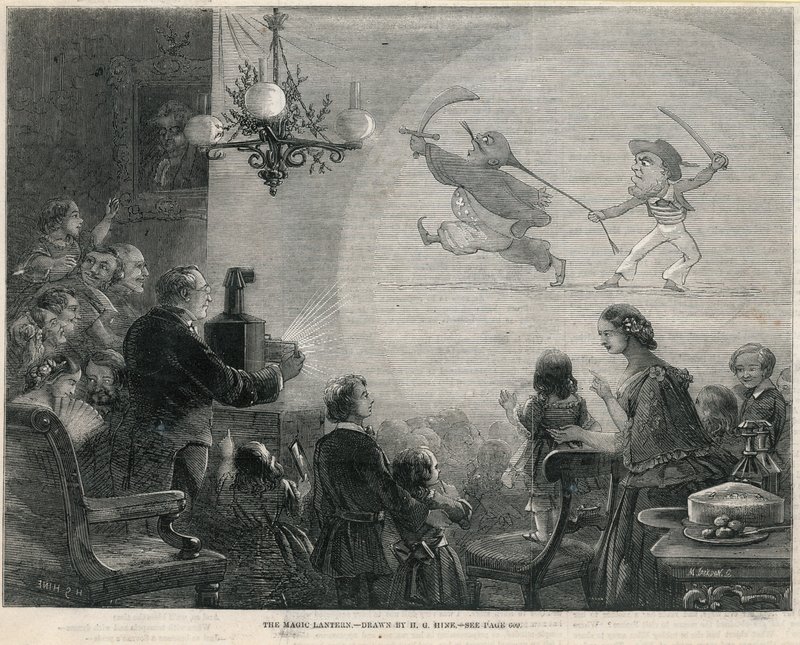 Die Zauberlaterne (Gravur) von Henry George Hine