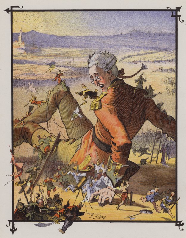 Gulliver in Lilliput von Henri Jules Jean Geoffroy