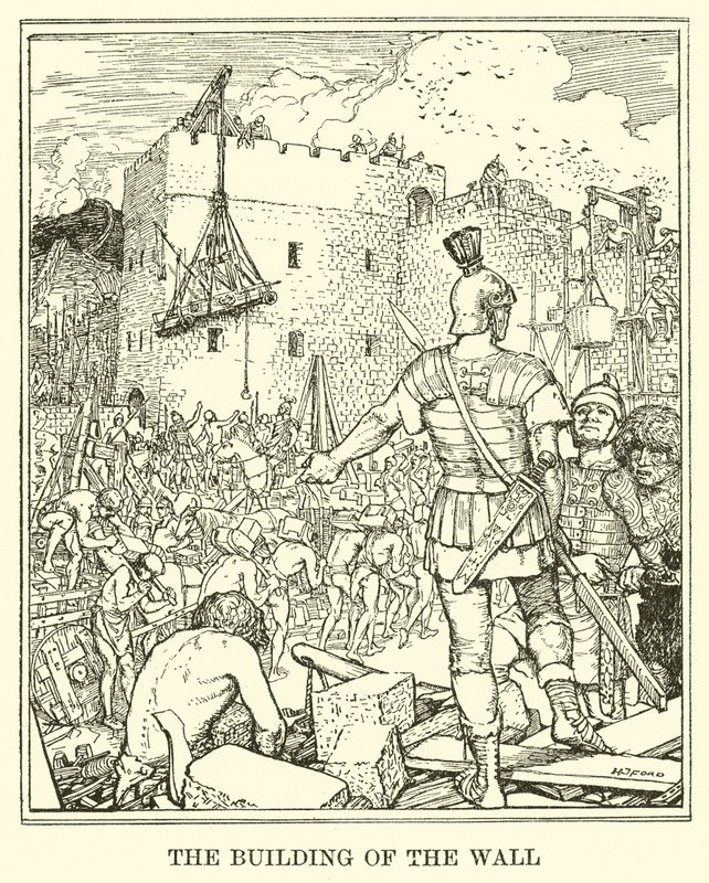Der Bau der Mauer von Henry Justice Ford