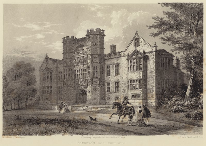 Brereton Hall, Cheshire von Henry Lark Pratt