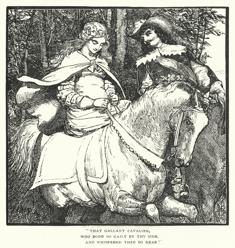 Schöne Ines (Gravur) von Henry Marriott (after) Paget