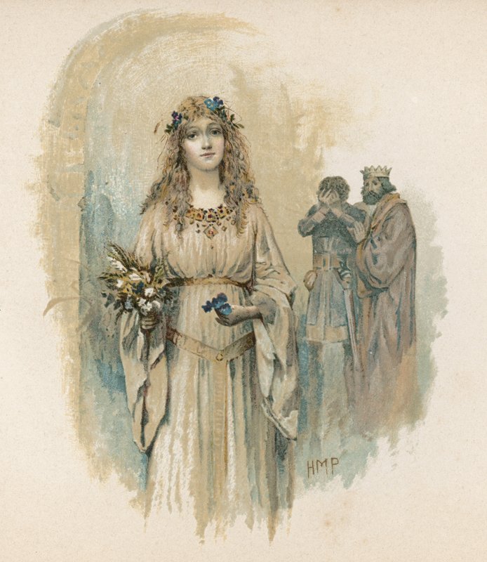 Ophelia aus Hamlet von Henry Marriott Paget