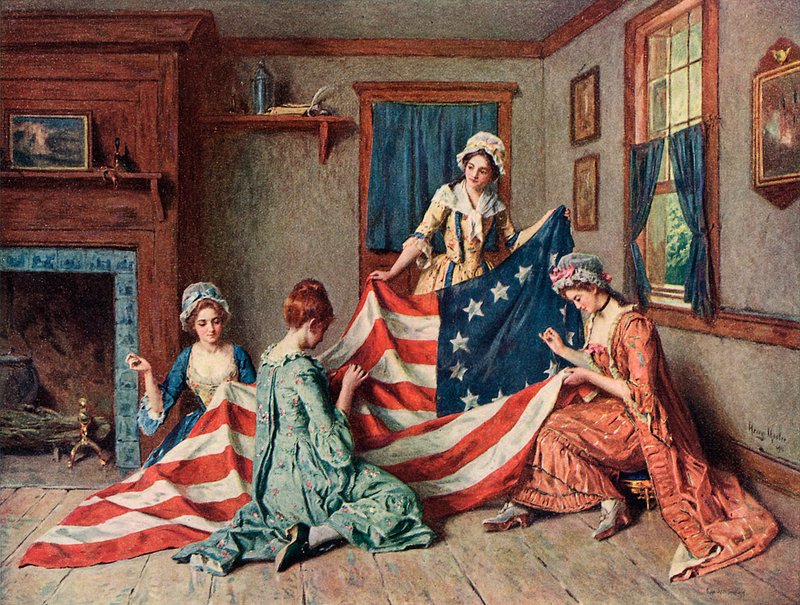 Geburt der Flagge von Henry Mosler