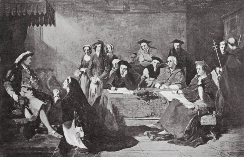 Der Prozess von Catherine Howard von Henry Nelson (after) O