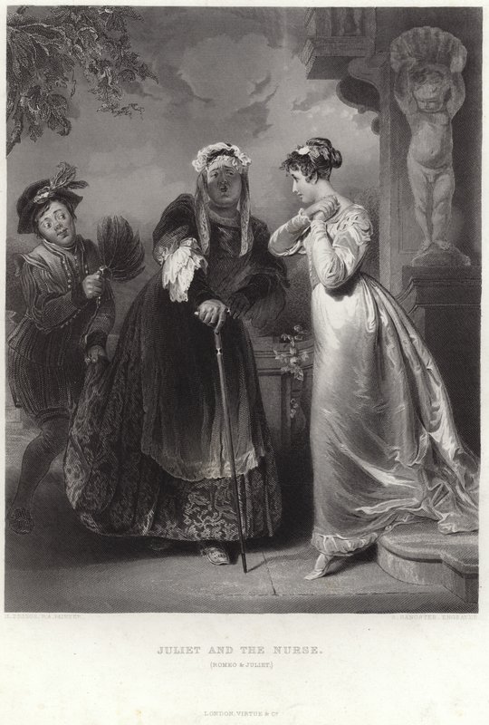 Julia und die Amme von Henry Perronet Briggs