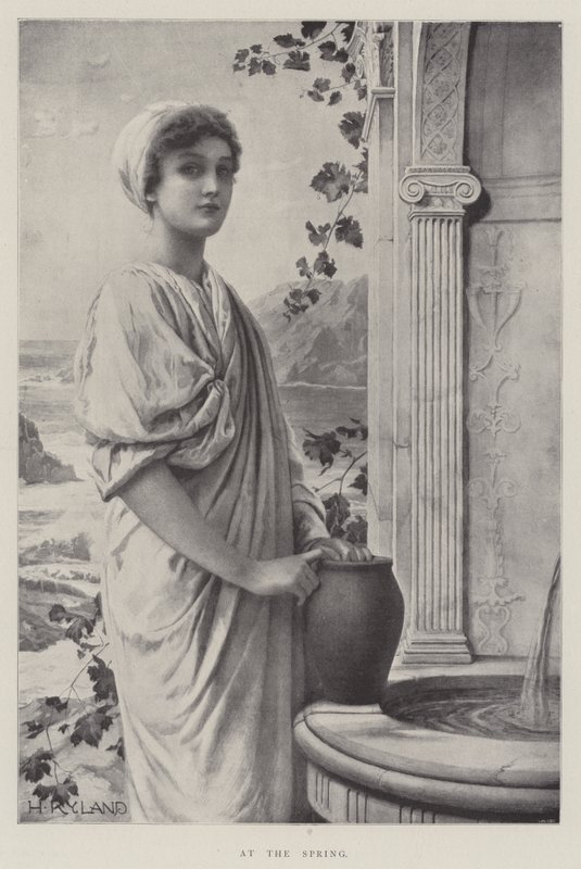 Am Frühling von Henry Ryland