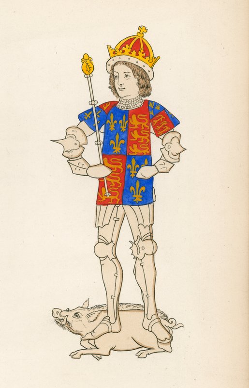 König Richard III., 1483-85 von Henry Shaw